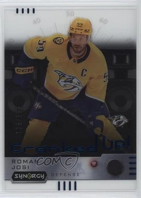 2023-24 Upper Deck Synergy Cranked Up Blue /399 Roman Josi #CR-RJ - Image 1 of 2