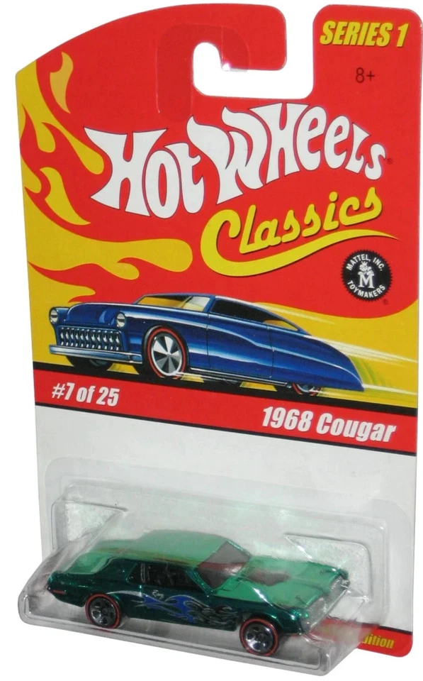 Hot Wheels Classics Series 1 Green 1968 Cougar # 7/25 FRETE GRÁTIS! - Imagem 1 de 1