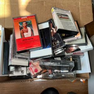 50 Cassette Tapes Untested Elvis Beatles Ccr. And More - Picture 1 of 6