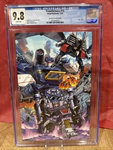 Transformers #15 Ryan G. Browne Variant Limited 750 Graded Cgc 9.8 Comic Coa - Foto 1 di 4