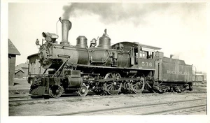 25D743 RP 1930s ROCK ISLAND RAILROAD 4-4-0 LOCO #536 - Picture 1 of 1