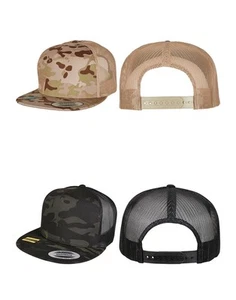 Flexfit Snapback Trucker Cap Hat one size Kappe Baseballkappe Schirmmütze - Bild 1 von 1