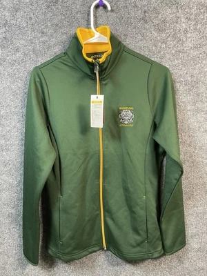 Chaqueta para mujer Antigua talla pequeña verde/amarillo silbido estrecho campo de golf Foto 1 de 4