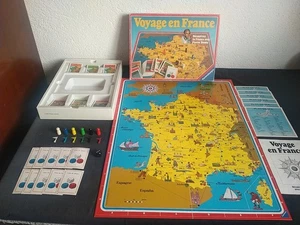 Jeu De Société Vintage Voyage en France RAVENSBURGER 1980 Livraison Offerte !!! - Foto 1 di 8