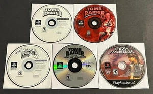 PS1 & PS2 Spielepaket - Tomb Raider 1, 2, 3, Last Revelation & Legend - Bild 1 von 1