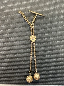 Cadena de reloj victoriano Jw1 con diapositiva K135 - Imagen 1 de 16