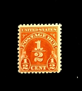 SCOYY # J69 = UN POSTAL DEBIDO 1/2 CENTAVO 1930 SELLO SIN USAR - EN MUY BUEN ESTADO - OG - MNH - Imagen 1 de 2