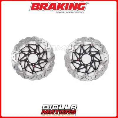 KIT DISCHI FRENO ANTERIORE BRAKING DUCATI 999 S 998 2005 - [WAVE FLOTTANTE] WK06 Foto 1 de 4