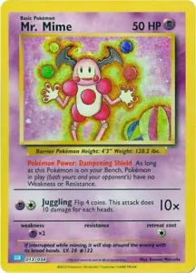 Mr. Mime 013/034 Gioco di Carte Collezionabili Classico Holo Pokemon NM PKM - Foto 1 di 1