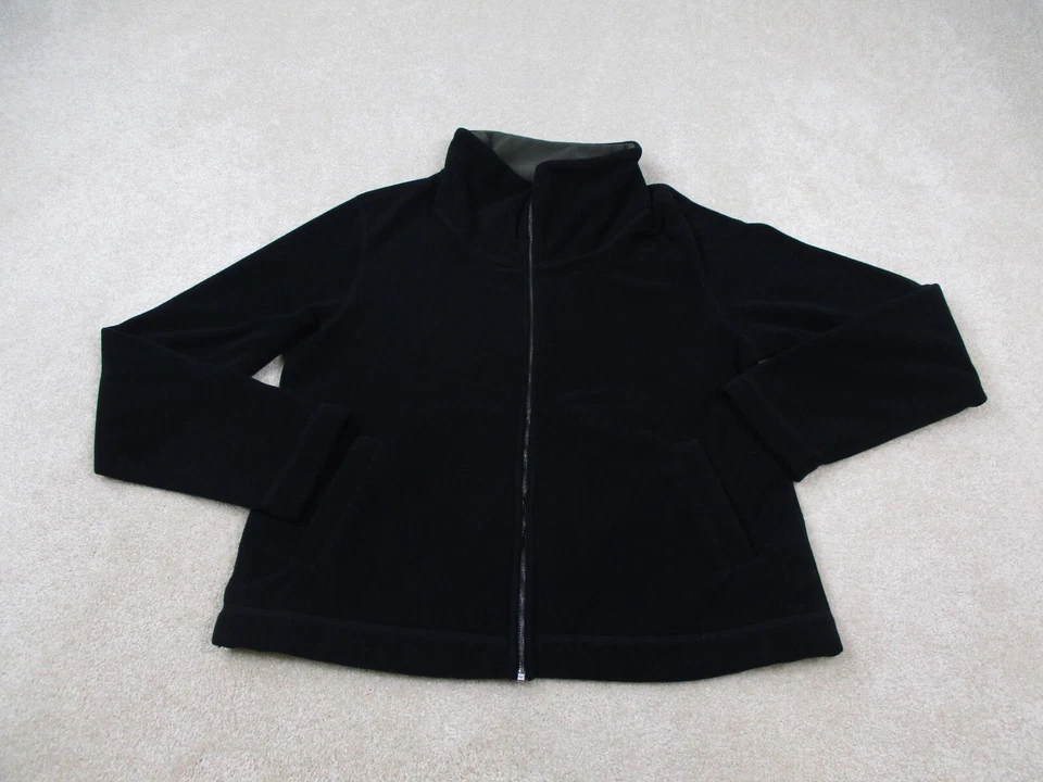 James Perse Chaqueta Mujer 4 Extra Grande Negro Yosemite Suéter Sudadera Polar Foto 1 de 4