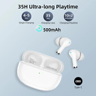Easthero J15 Wireless Bluetooth Headphones Touch Control Earbuds Noise Canceling