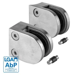 Acero Inox Soporte de Bombilla Glasklemmhalter 50 X 40MM Media Luna - Modelo 20 - Imagen 1 de 48