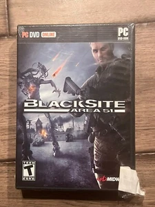 BlackSite Area 51 (PC DVD-ROM, 2005) BRAND NEW SEALED BOX - Picture 1 of 9