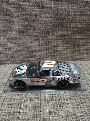 Coche transparente Action #2 Rusty Wallace Miller Lite 2001/Harley Davidson. 101910 Foto 1 de 4