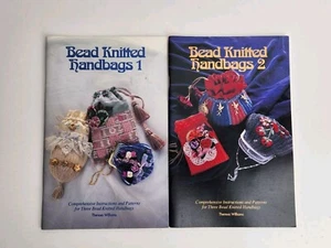 Perlengestrickte Handtaschen 1 & 2 Theresa Williams Perlenstickerei Perlenmuster Buch Posten - Bild 1 von 10