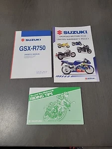 Suzuki GSX-R750 GSXR 750 99011-30G51-03A OWNER'S MANUAL "259" - Picture 1 of 4