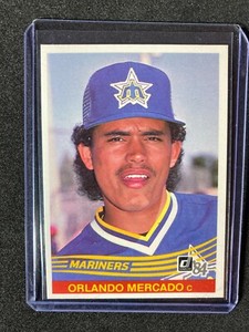 1984 Donruss Baseball Card Orlando Mercado Seattle Mariners RC #318