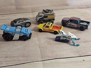 Mattel Hot Wheels 6 Piece Lot Star Wars Backdrafter Chrysler Snow Rider VW Ford - Picture 1 of 6