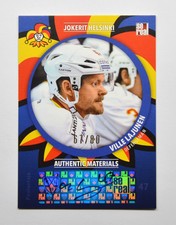 2015-16 KHL Jokerit Helsinki Autograph #JOK-AUT-016 Ville Lajunen 67/80
