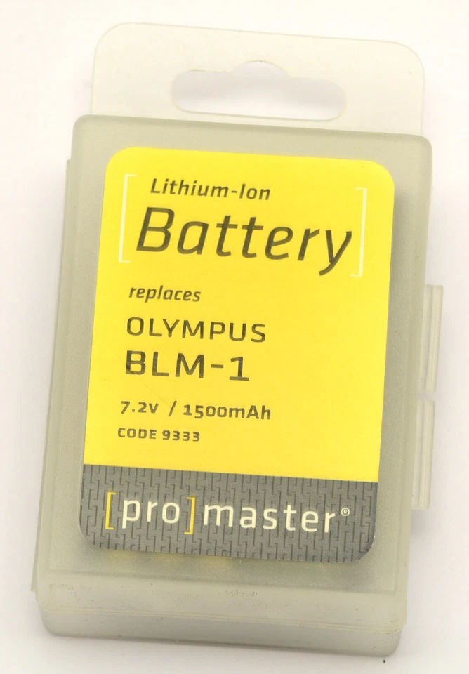 PROMASTER #9333 литий-ионный литий-ионный сменный аккумулятор для Olympus BLM-1 - Изображение 1 из 1