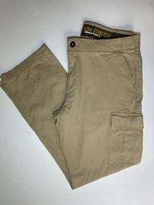 Lee Motion Stretch Cargo Hose Herren W36" L32 Regular Y2K Workwear Hose Beige - Bild 1 von 13