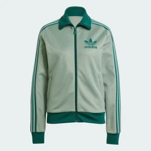 adidas Originals Adicolor Classics Beckenbauer Women's Track Top in Green - Picture 1 of 9