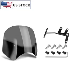 Windscreen Windshield Light Smoke For Honda Rebel CMX300 / CMX500 / 2017-2025 US - Picture 1 of 11