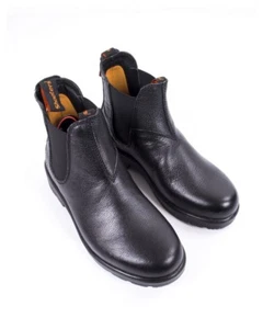 SCARPA SHOOTERS STIVALETTO IN PELLE CON ELASTICI NERO LUCIDO - Foto 1 di 5