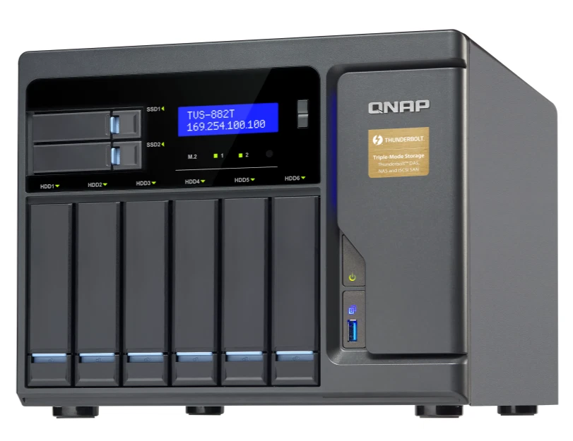 QNAP TVS-882T NAS Repair Service 1 Year Warranty - Image 1 of 1