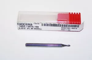 (.0510") 1.295mm CARBURO 2 TERMINALES DE FLAUTA, EXTREMO DE BOLA, Kyocera 1625-0510.153 OFERTA - Imagen 1 de 3