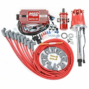 MSD Ignition 85551K Billet Distributor Ignition Kit Fits Small Block Chevy V8's - Picture 1 of 8