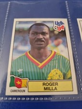 ROGER MILEA - CAMEROON - World Cup USA 94 SANDWICH STICKERS - NEW MINT 