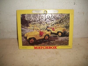 Vintage 1969 Matchbox Puzzle Picture Of 1967 Jeep 72 Lesney Products - Bild 1 von 2