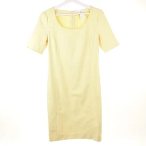 PATRIZIA PEPE Kleid Etuikleid Dress Robe Kurzarm Gelb Gr. IT 44 DE 38 - Bild 1 von 4