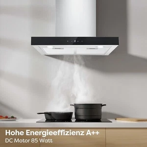 TopStrong 60cm Dunstabzugshaube Touch-Bedienung Abluft Umluft Wandmontage A++ - Bild 1 von 18