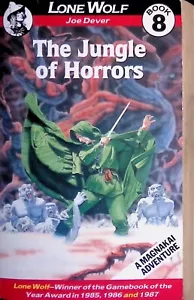 Joe Dever - Lone Wolf 8 - The Jungle of Horrors - 1./2. Edition - B+/A-/B+ - Picture 1 of 11