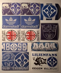Aufkleber Set "SV Darmstadt 98", 12 Stück - Bild 1 von 1