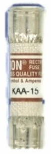 Bussmann KAA-15 15A 130Vac Fuse (Pack of 1) - Picture 1 of 1