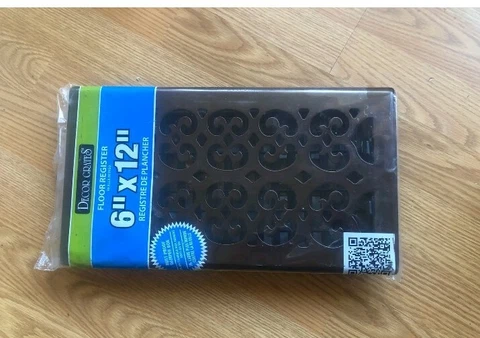 Decor Grates SPH612-RB Floor Register, 6x12, Rubbed Bronze Finish Cover