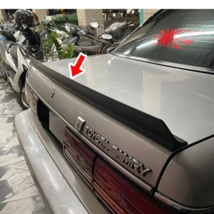 Painted Black For TOYOTA Camry V20 4DR Sedan L Type Trunk Lip Spoiler Wing 86-92 - Picture 1 of 11