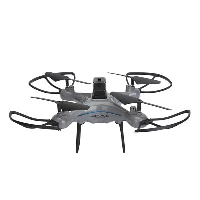 KY102 RC Drone Grey Quadcopter Toy Optical Hovering Obstacle Avoidance BS - Image 1 of 4
