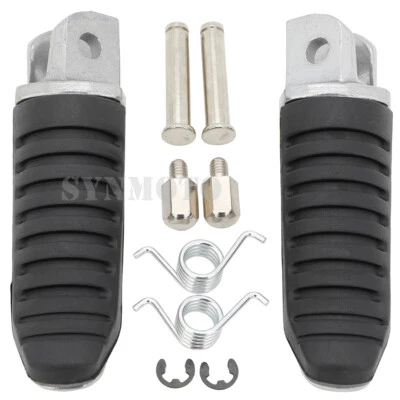 Front Foot Pegs Footrests for Suzuki Hayabusa GSX1300R V-Strom 650 DL1000 B-King Foto 1 de 4