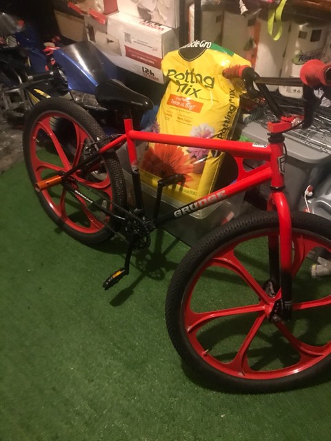 Bicicleta de ruedas anchas Mongoose, para adultos, de 26 pulgadas