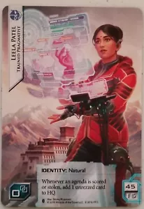 Android Netrunner Leela Patel Alternate Full Art Promo Card Identity LCG - Picture 1 of 1
