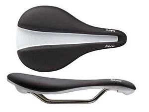 Sillín Fabric Line-S Flat Race - negro / blanco 155 mm - Imagen 1 de 1