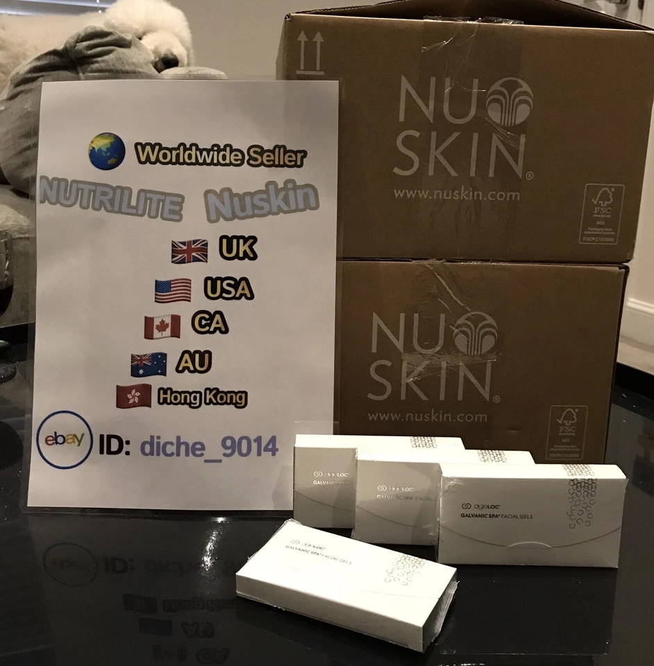 Nuskin ageLOC Galvanic Spa Facial Gels for Anti-Ageing Device - 4 Boxes - Image 1 of 4