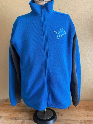 NFL APPAREL DETROIT LIONS SWEATER LARGE MEN ADULT Cover