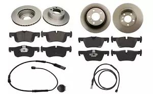 FOR BMW 1 SERIES 1.8D F20 2011-2015 FRONT & REAR DISC AND PADS & SENSOR - Picture 1 of 1