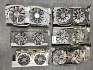 LOT of 6 Non-Working GPU Graphics Cards for Parts - Bild 1 von 7