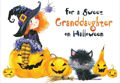 MILLBROOK STUDIOS For A Sweet Granddaughter On Halloween - Halloween Greeting Card - 25200